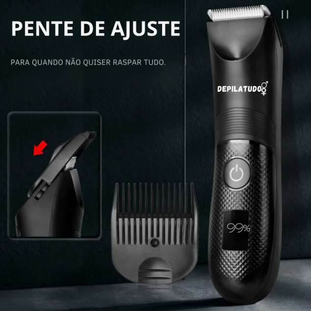 Depila Tudo - [Aparador de pelos íntimo para homens e mulheres] kemei