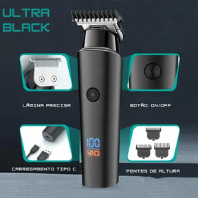 Combo Ultra Black - MÁQUINA + SHAVER